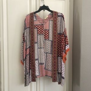 Patterned cardigan